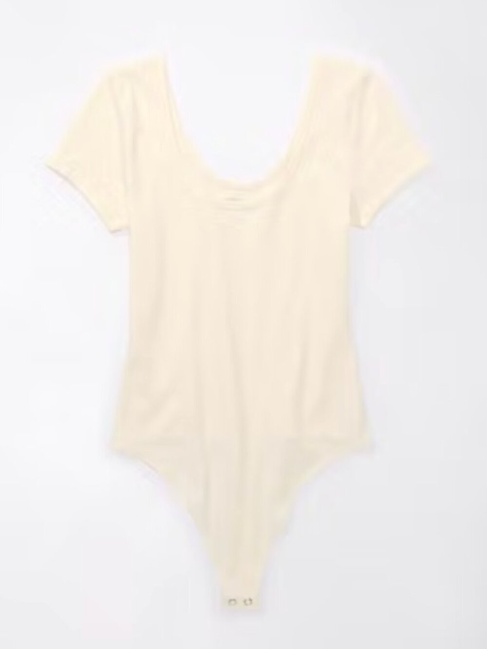 American Eagle Cream Scoop Neck Bodysuit – Size M – New